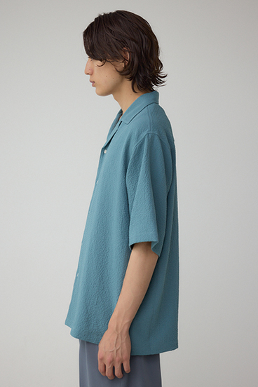 シアサッカーオーバーシャツ 詳細画像