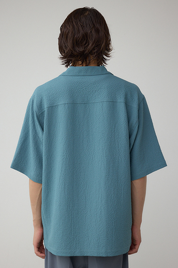 シアサッカーオーバーシャツ 詳細画像