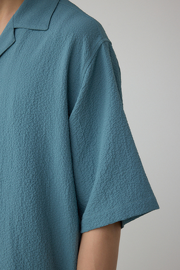 シアサッカーオーバーシャツ 詳細画像