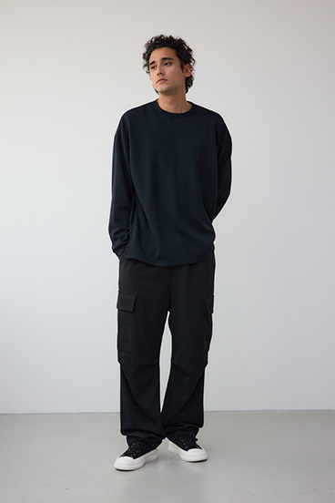 トロミ長袖トップス 詳細画像