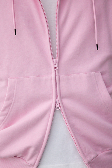 サムホールジップパーカー 詳細画像