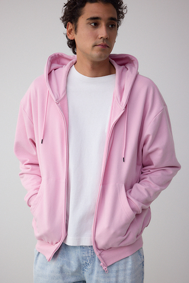 サムホールジップパーカー 詳細画像