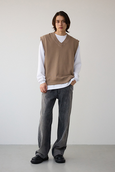 ABEL&CO USA ヴィンテージダメージベスト 詳細画像