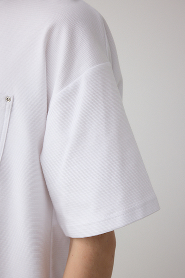 スタッズポケットリップルTシャツ 詳細画像