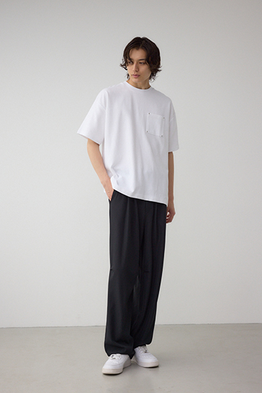 スタッズポケットリップルTシャツ 詳細画像