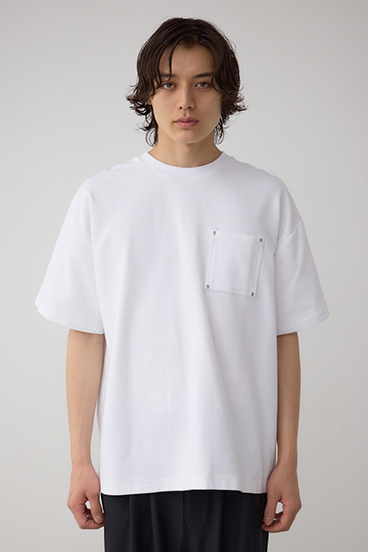 スタッズポケットリップルTシャツ 詳細画像