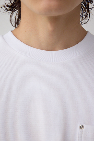 スタッズポケットリップルTシャツ 詳細画像