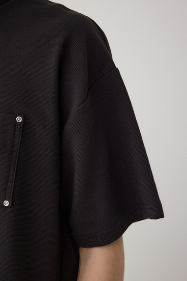 スタッズポケットリップルTシャツ 詳細画像