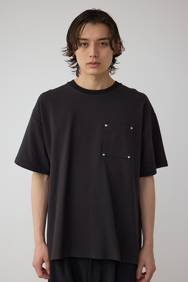 スタッズポケットリップルTシャツ 詳細画像