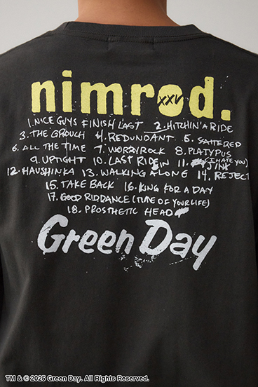 GREENDAY/AZUL 長袖TEE 詳細画像