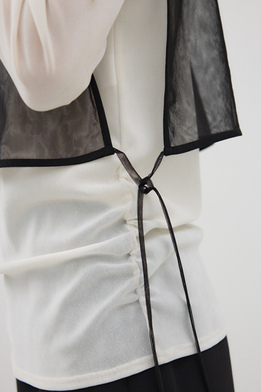 【crie conforto】チュールモチーフベスト 詳細画像