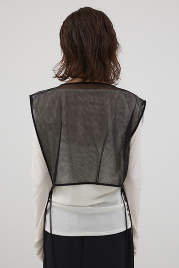 【crie conforto】チュールモチーフベスト 詳細画像