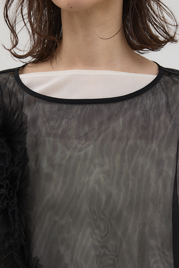 【crie conforto】チュールモチーフベスト 詳細画像