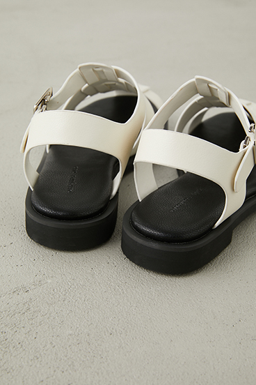 【crie conforto】フラットグルカサンダル 詳細画像