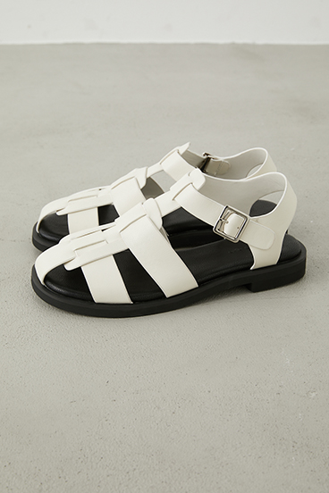 【crie conforto】フラットグルカサンダル 詳細画像