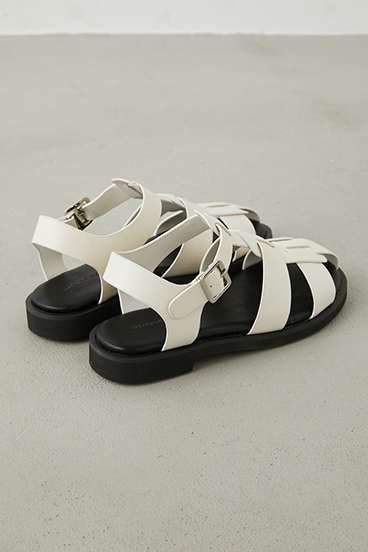 【crie conforto】フラットグルカサンダル 詳細画像