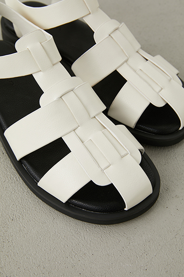 【crie conforto】フラットグルカサンダル 詳細画像