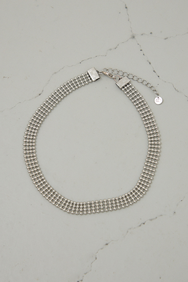 【crie conforto】メッシュボールチェーンチョーカー 詳細画像