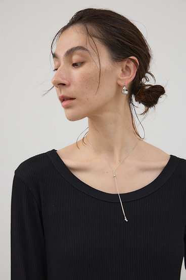 【crie conforto】ライスチェーンラリエット 詳細画像