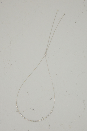 【crie conforto】ライスチェーンラリエット 詳細画像