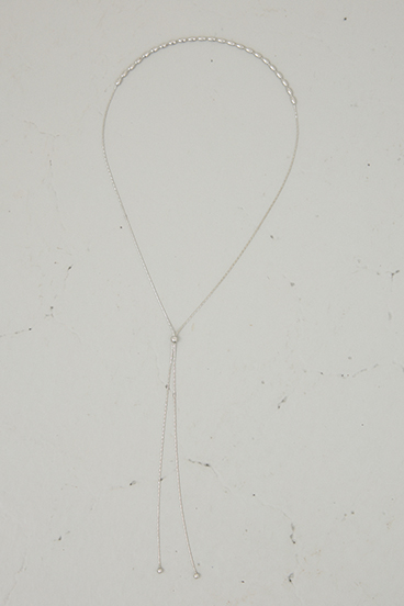 【crie conforto】ライスチェーンラリエット 詳細画像