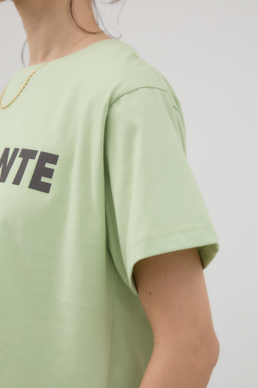 【crie conforto】ボールドロゴTシャツ 詳細画像 MINT 9