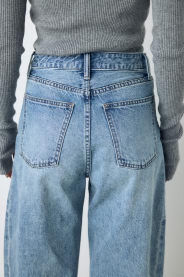 AZUL DENIM クロスベルトバレルデニム 詳細画像