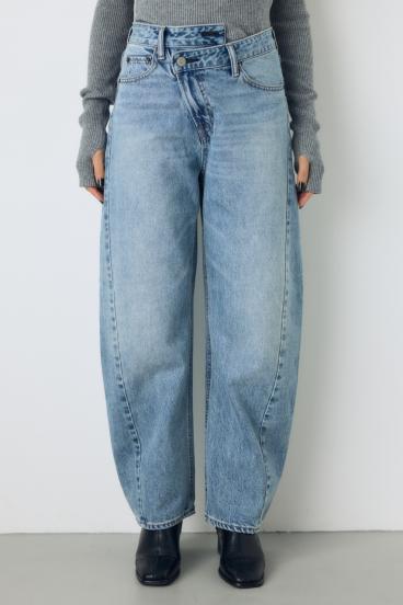 AZUL DENIM クロスベルトバレルデニム 詳細画像