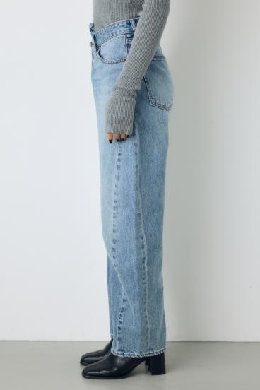 AZUL DENIM クロスベルトバレルデニム 詳細画像