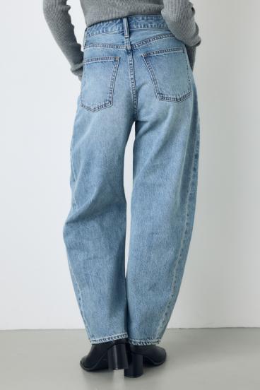 AZUL DENIM クロスベルトバレルデニム 詳細画像
