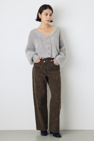AZUL DENIM レオパードクロスデニム 詳細画像