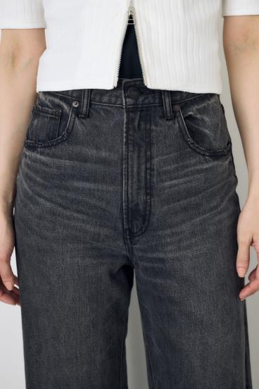 AZUL DENIM ハイウエストワイドデニム 詳細画像