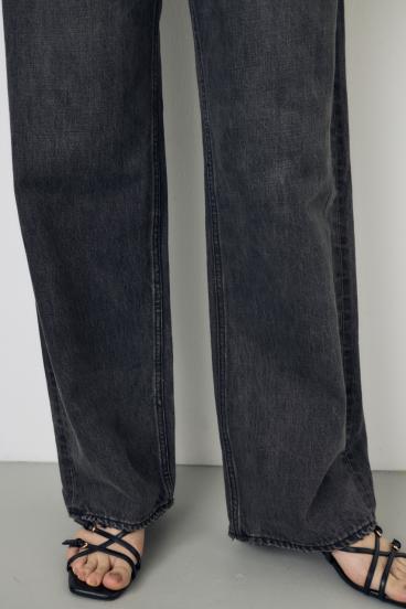 AZUL DENIM ハイウエストワイドデニム 詳細画像