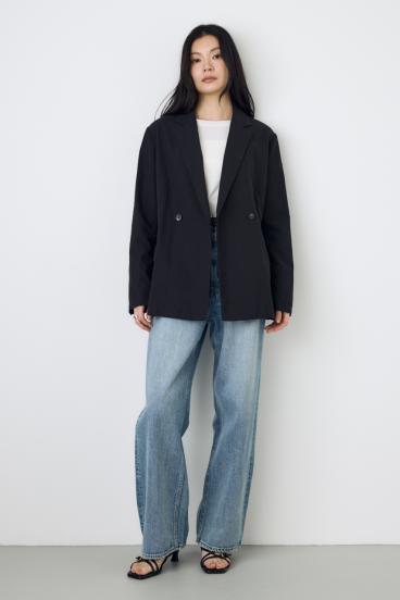 AZUL DENIM ハイウエストワイドデニム 詳細画像