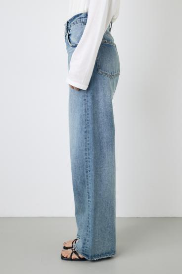 AZUL DENIM ハイウエストワイドデニム 詳細画像