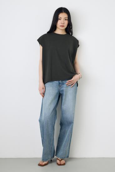 AZUL DENIM ハイウエストワイドデニム 詳細画像