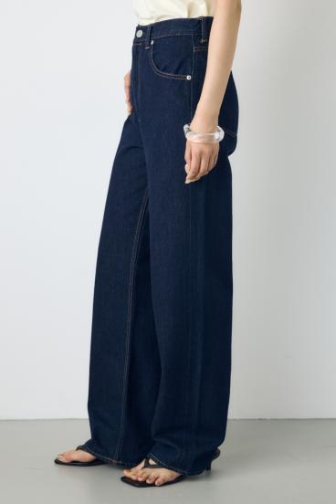 AZUL DENIM ハイウエストワイドデニム 詳細画像