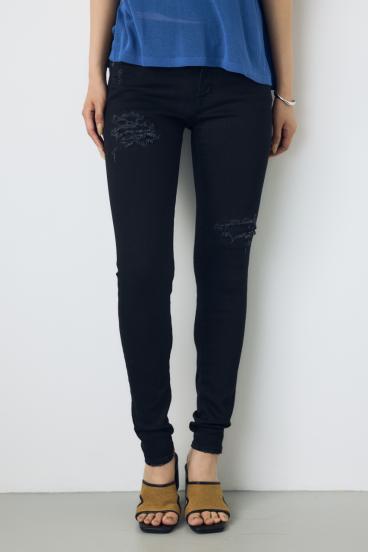 AZUL DENIM リペアスキニーデニム 詳細画像