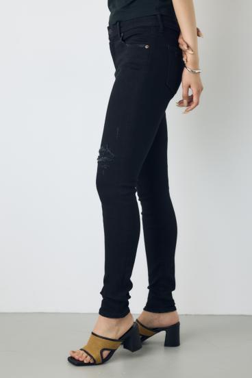 AZUL DENIM リペアスキニーデニム 詳細画像