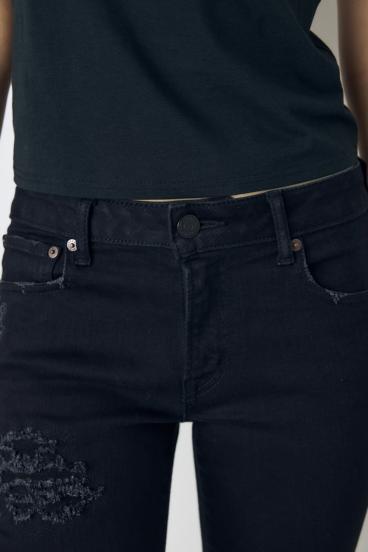 AZUL DENIM リペアスキニーデニム 詳細画像