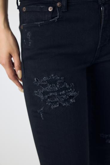 AZUL DENIM リペアスキニーデニム 詳細画像