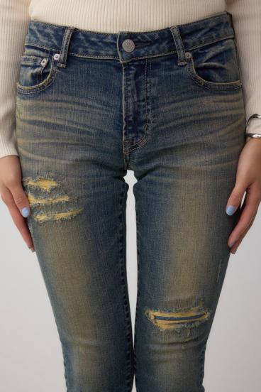 AZUL DENIM リペアスキニーデニム 詳細画像