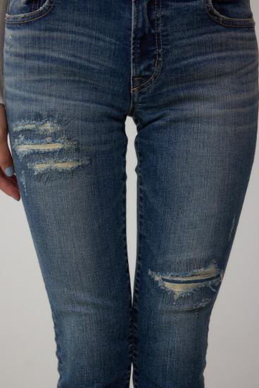 AZUL DENIM リペアスキニーデニム 詳細画像