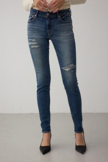 AZUL DENIM リペアスキニーデニム 詳細画像