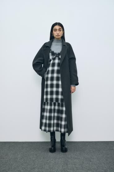 B-HEAT 2WAYカラートレンチロングコート 詳細画像