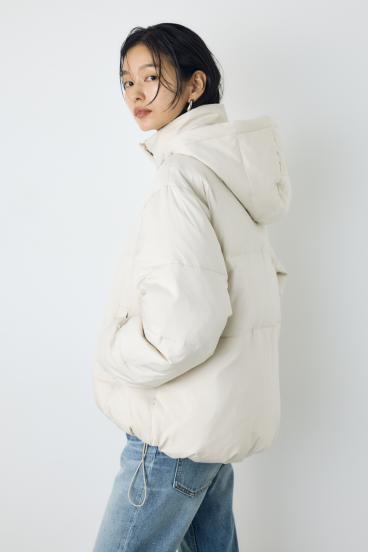 【AW先行アイテム】着丈バリエB-HEAT中綿フードブルゾン 詳細画像