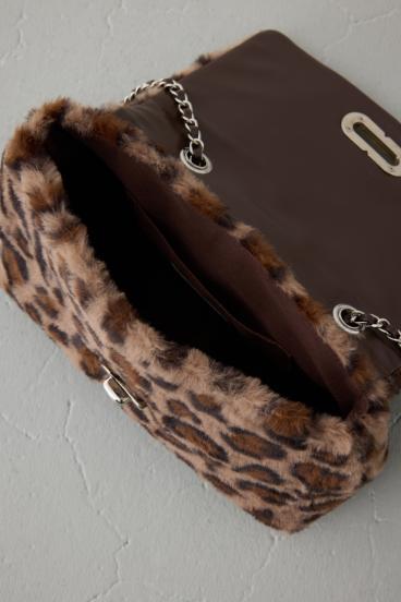 【AW先行アイテム】キルティングデザインフラップファーバッグ 詳細画像