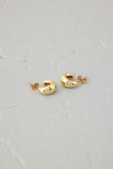 ボリュームミニフープピアス 詳細画像