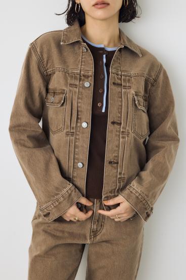 AZUL DENIM タイトフィットデニムジャケット