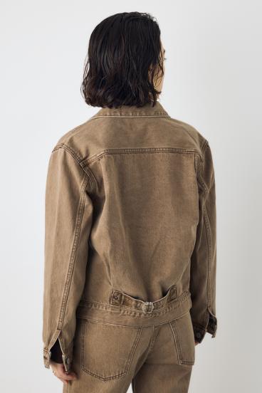 AZUL DENIM タイトフィットデニムジャケット 詳細画像